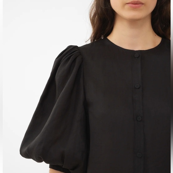 CHLOE COLLARLESS BLOUSE 2024 NWOT - Picture 2 of 12